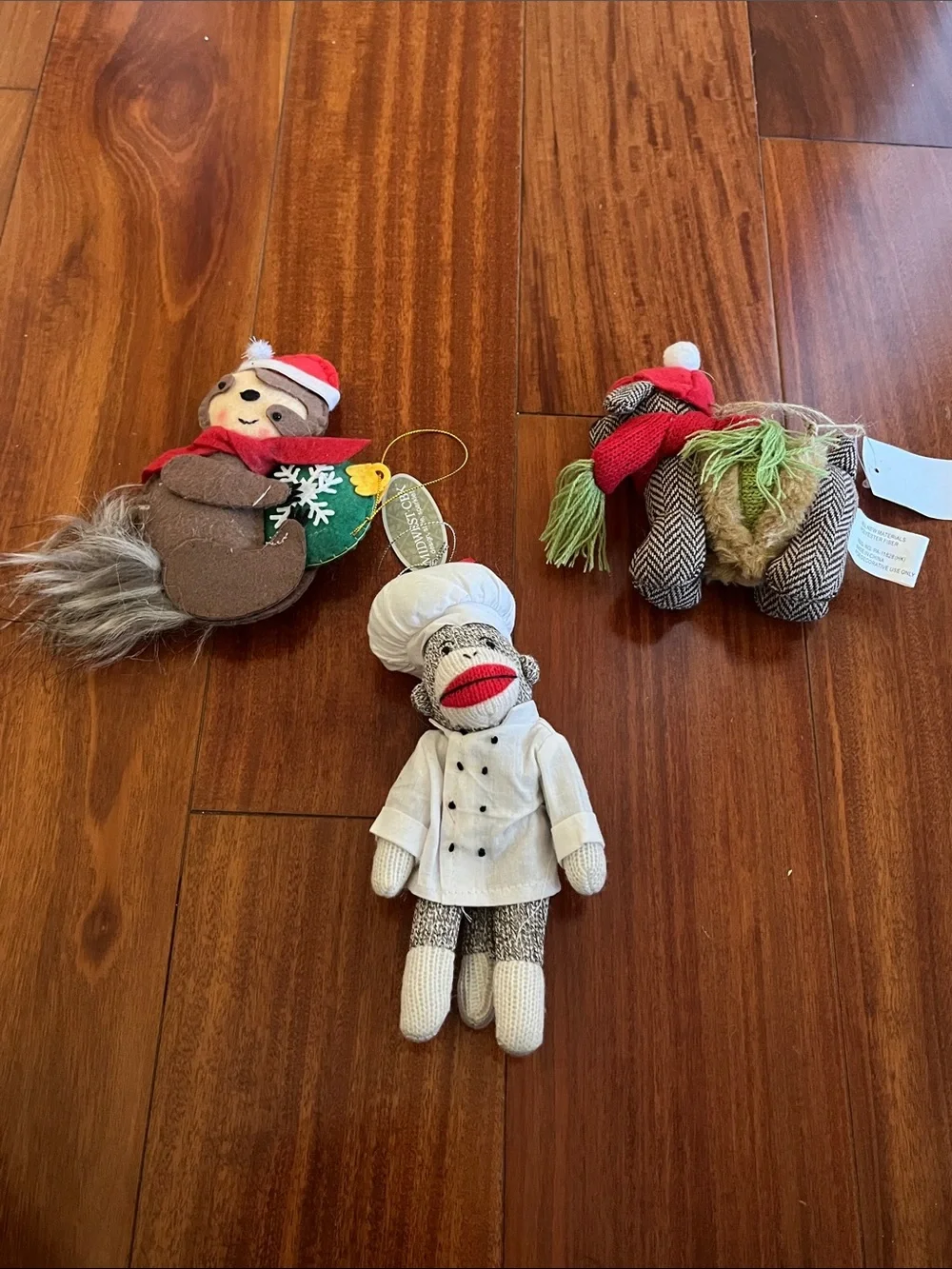 Set of 3 Christmas Ornaments Set
